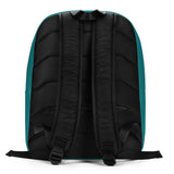 Too Cool Boston Terrier Dog Minimalist Backpack - Teal .