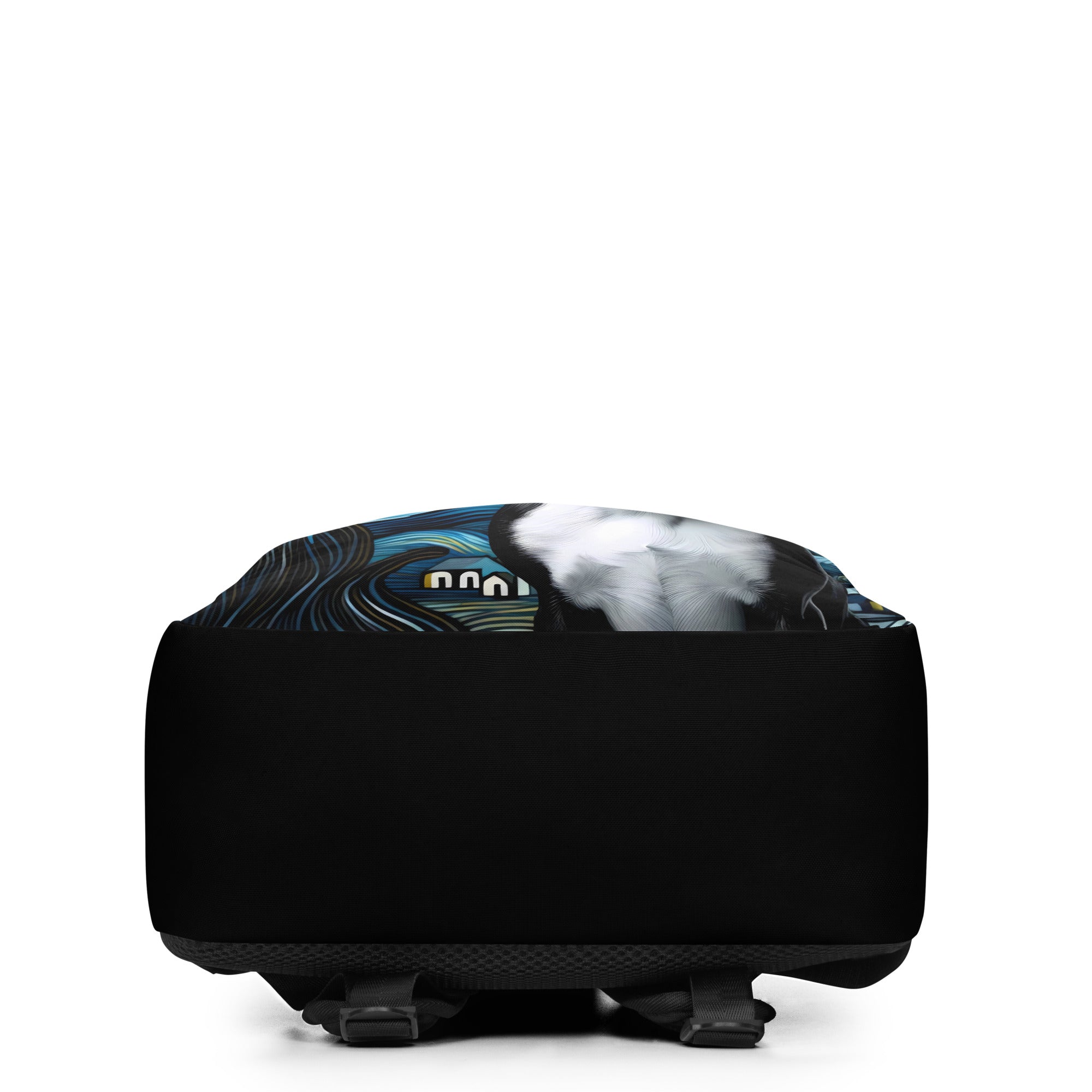 Starry Night - Boston Terrier Dog Minimalist Backpack
