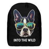 Into The Wild Boston Terrier Minimalist Backpack