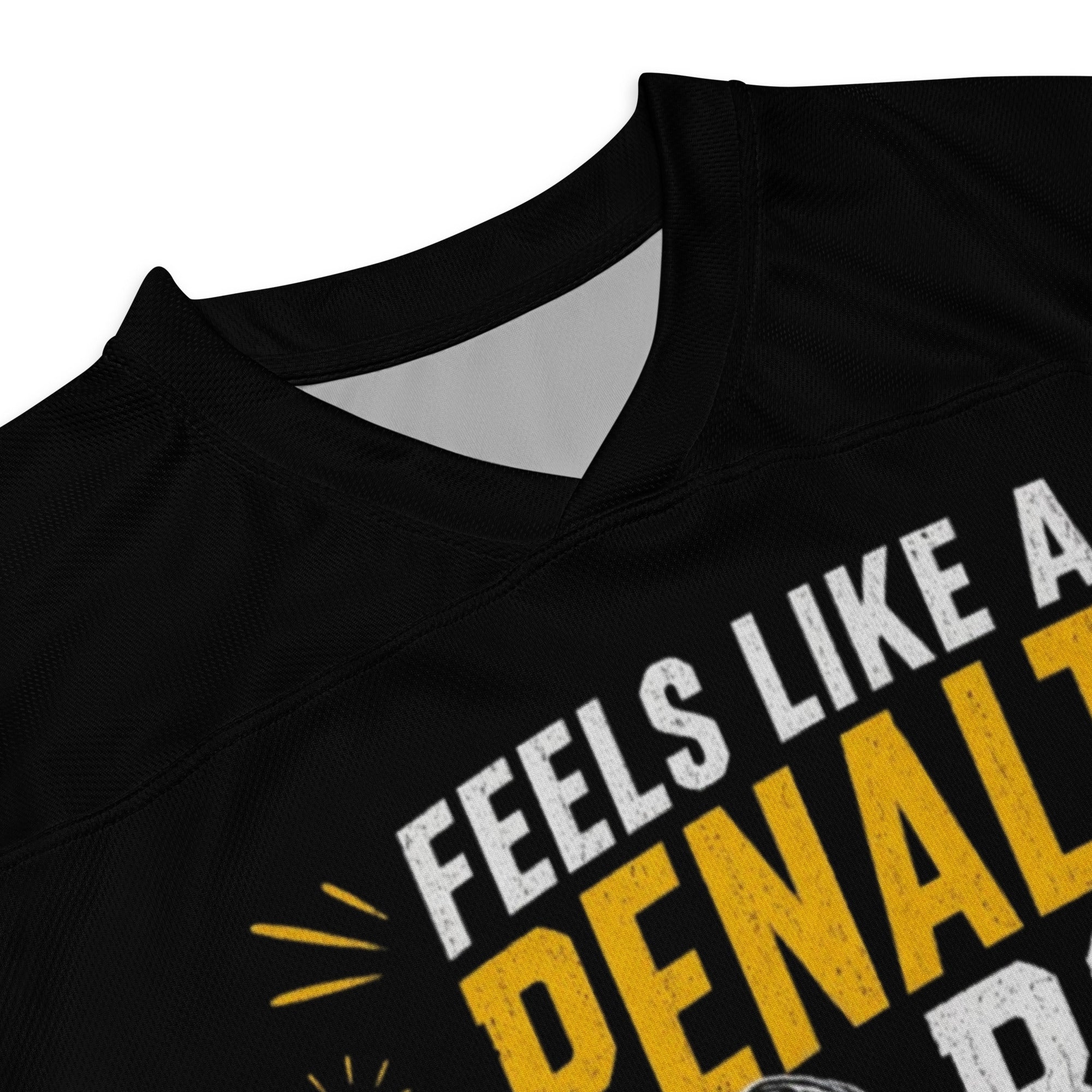 Feels Like a Penalty Box Kind of a Day Funny Recycled Ice Hockey Fan Jersey .