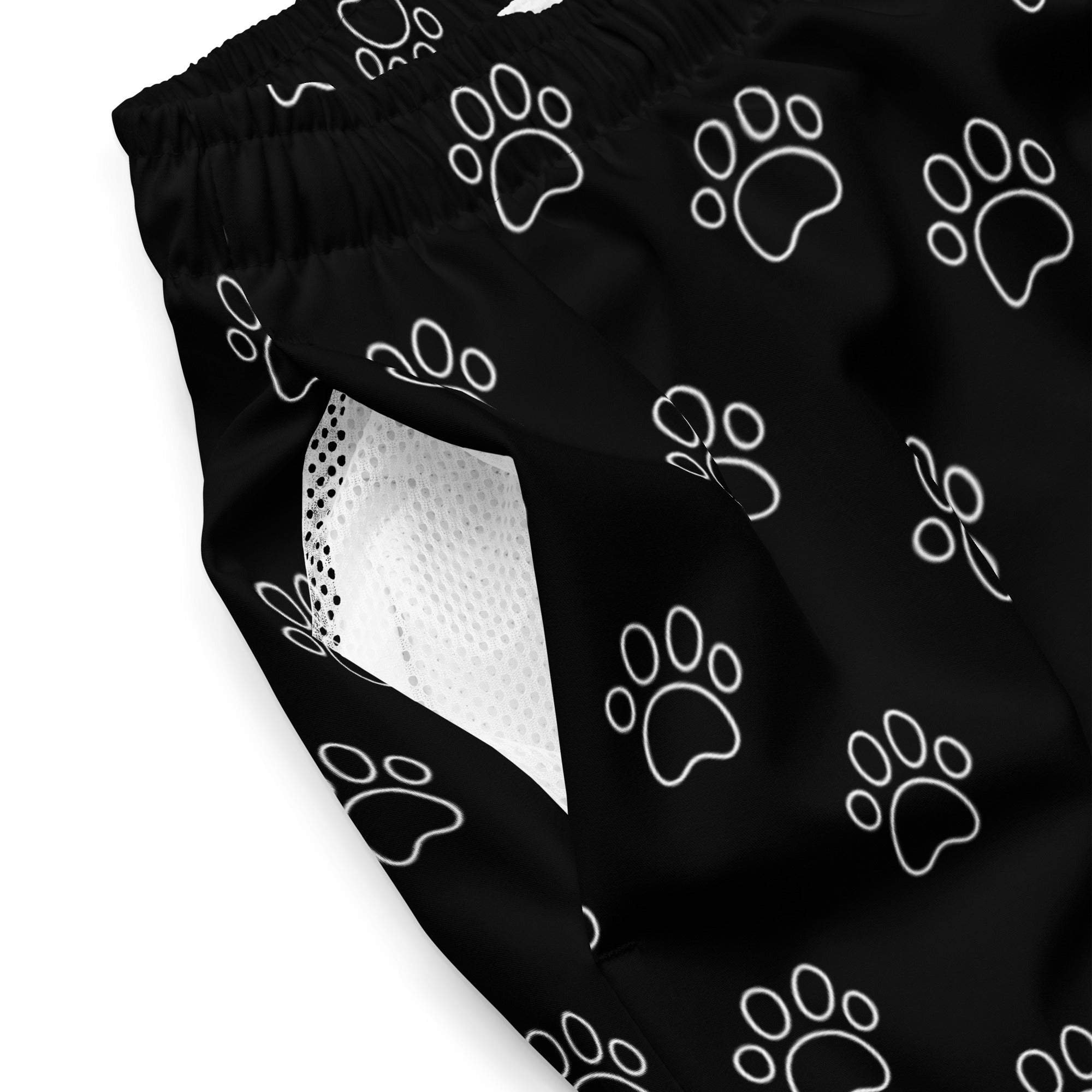 Dog Paws Men's Swim Trunks