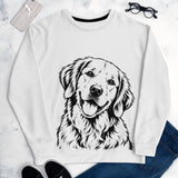 Golden Retriever Head Tilt Sweatshirt .