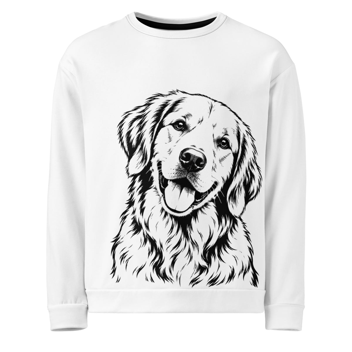 Golden Retriever Head Tilt Sweatshirt .