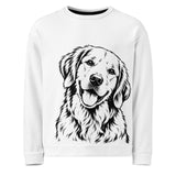 Golden Retriever Head Tilt Sweatshirt .