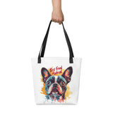 Best Friend Material Tote Bag .