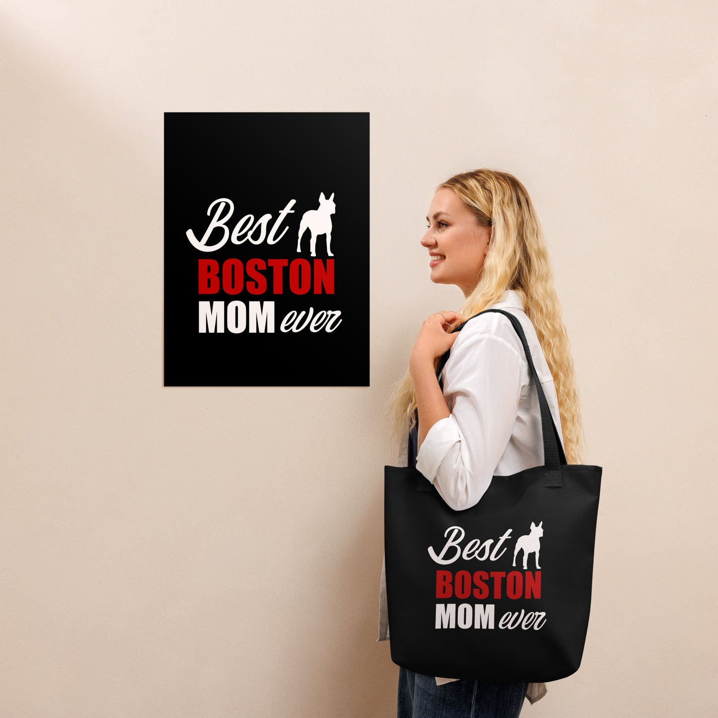 Best Boston Mom Ever Tote Bag