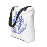 Silly Boston Terrier Dog Upside Down Tote Bag .