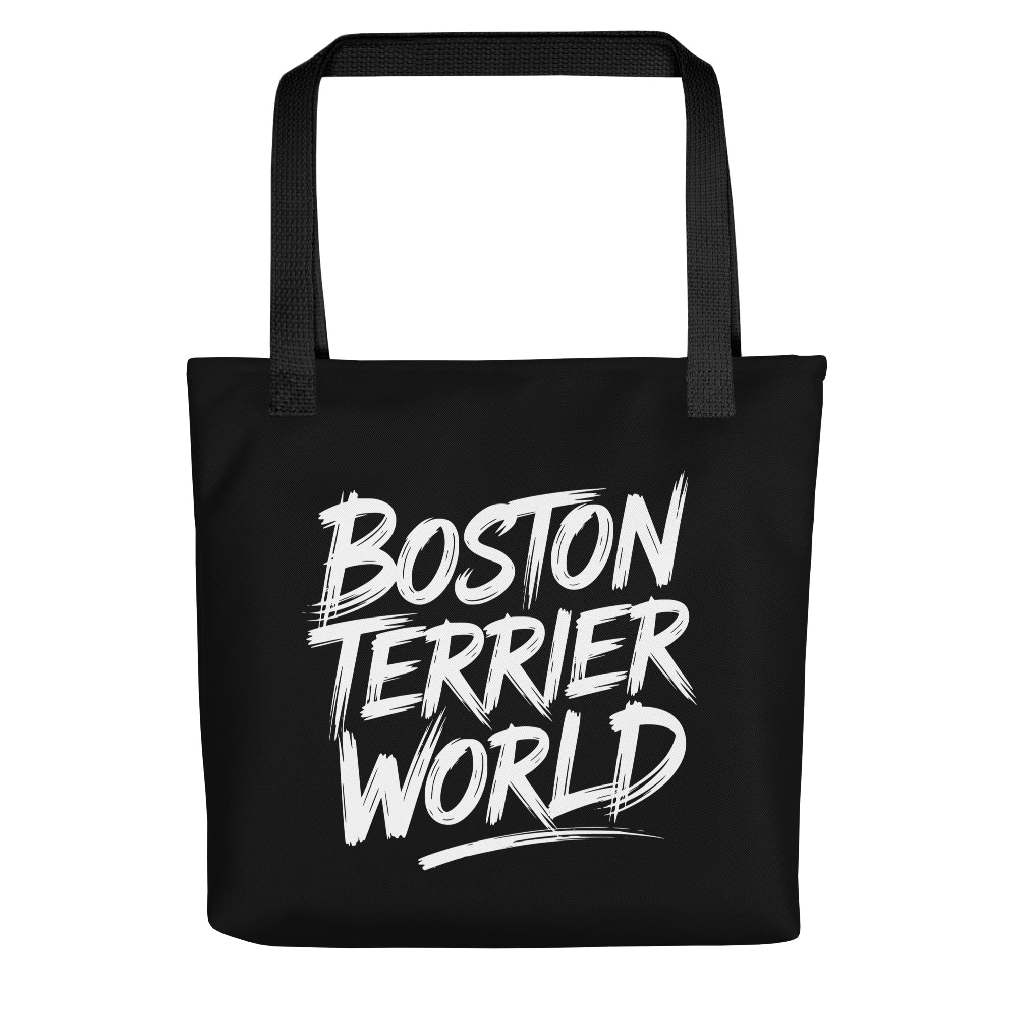 Boston Terrier World - Wicked Pup Tote Bag . Default Title