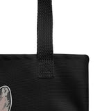 Merle Boston Terrier Dog - Don't Care About Your Pure Bred Tote Bag .