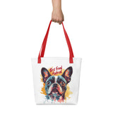 Best Friend Material Tote Bag .