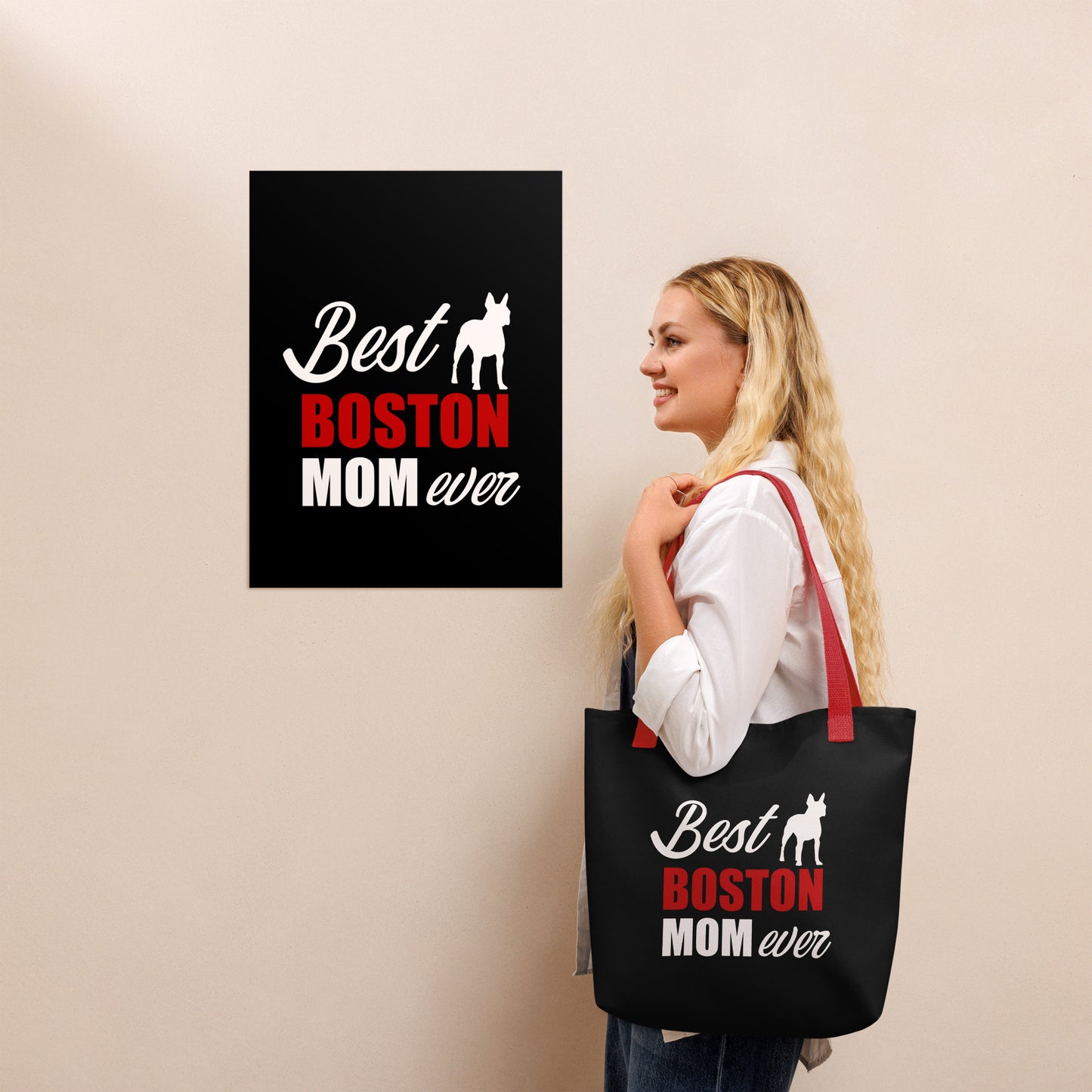 Best Boston Mom Ever Tote Bag