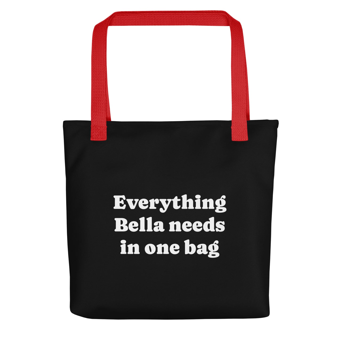 Everything My Dog Needs In One Tote Bag . Red