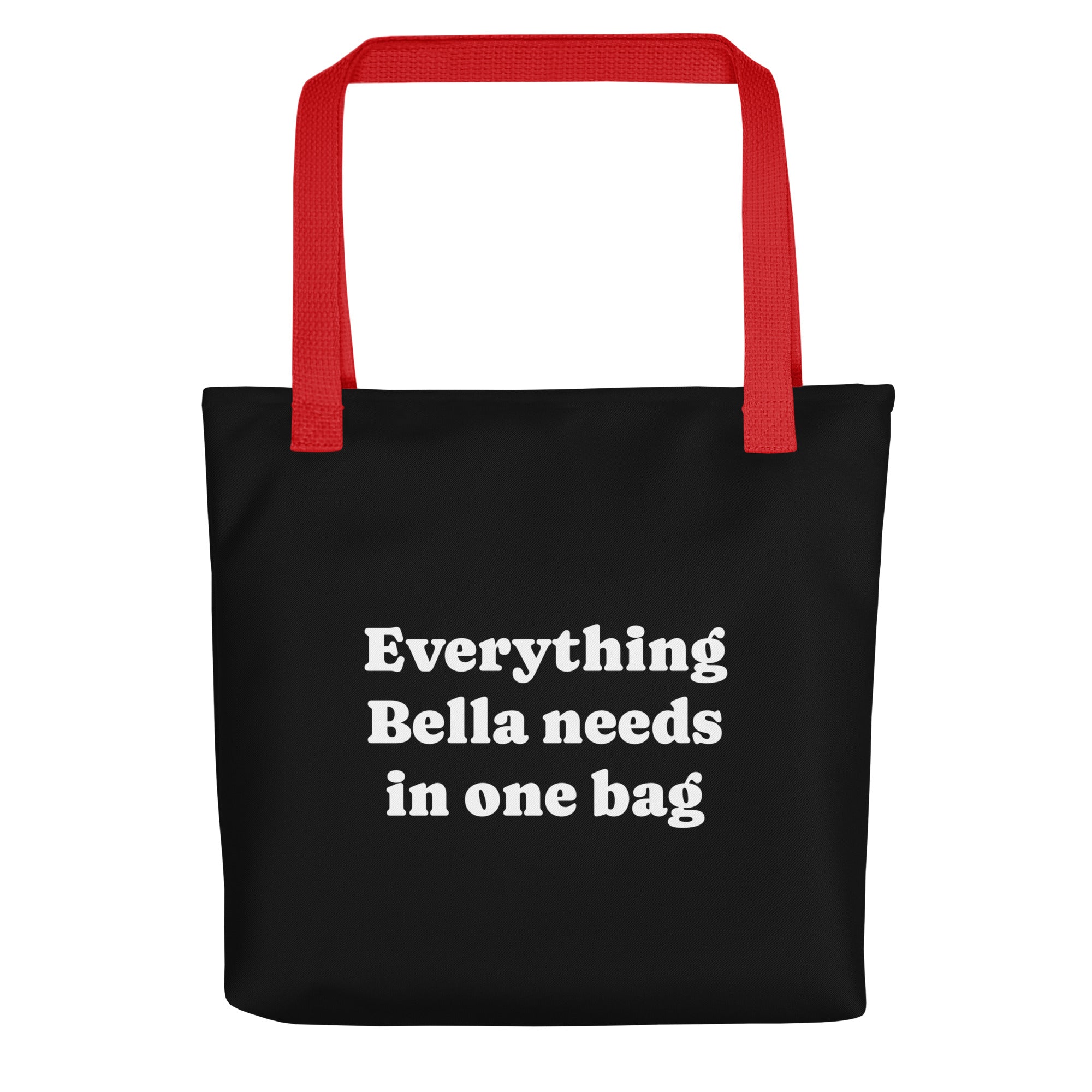 Everything My Dog Needs In One Tote Bag . Red