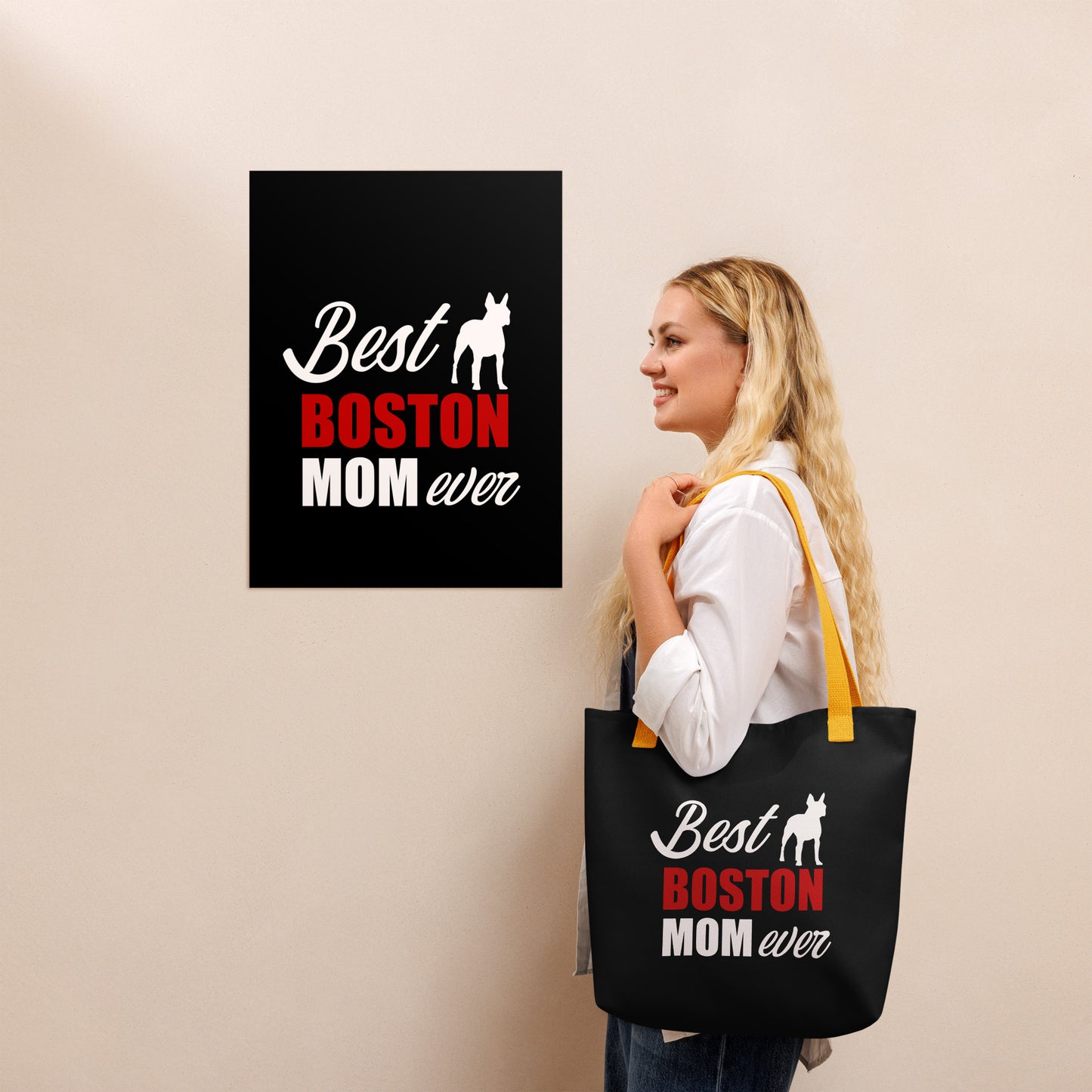 Best Boston Mom Ever Tote Bag