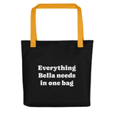 Everything My Dog Needs In One Tote Bag . Yellow
