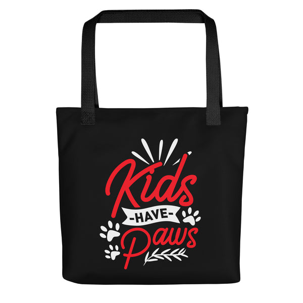 Kids Have Paws Tote Bag