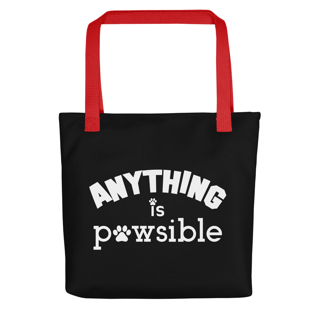 Anything Is Pawsible Tote Bag