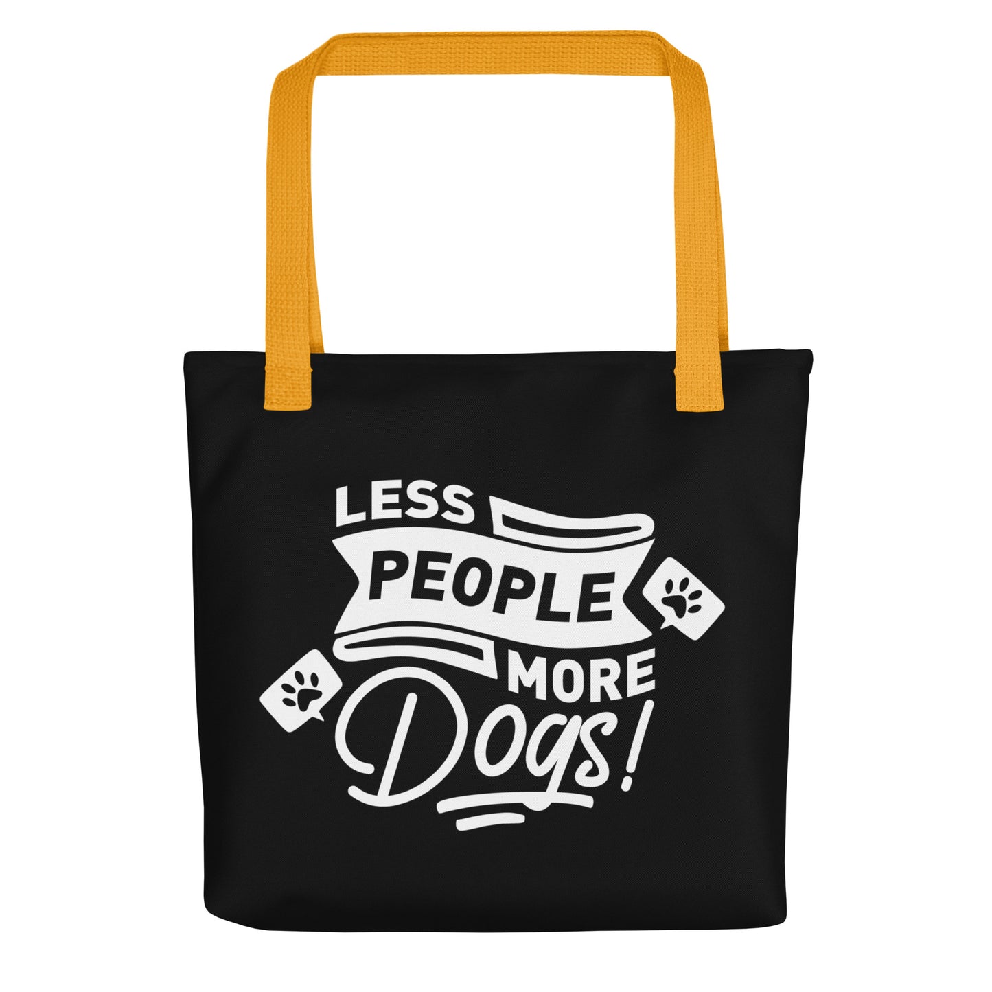 Less People More Dogs Tote bag