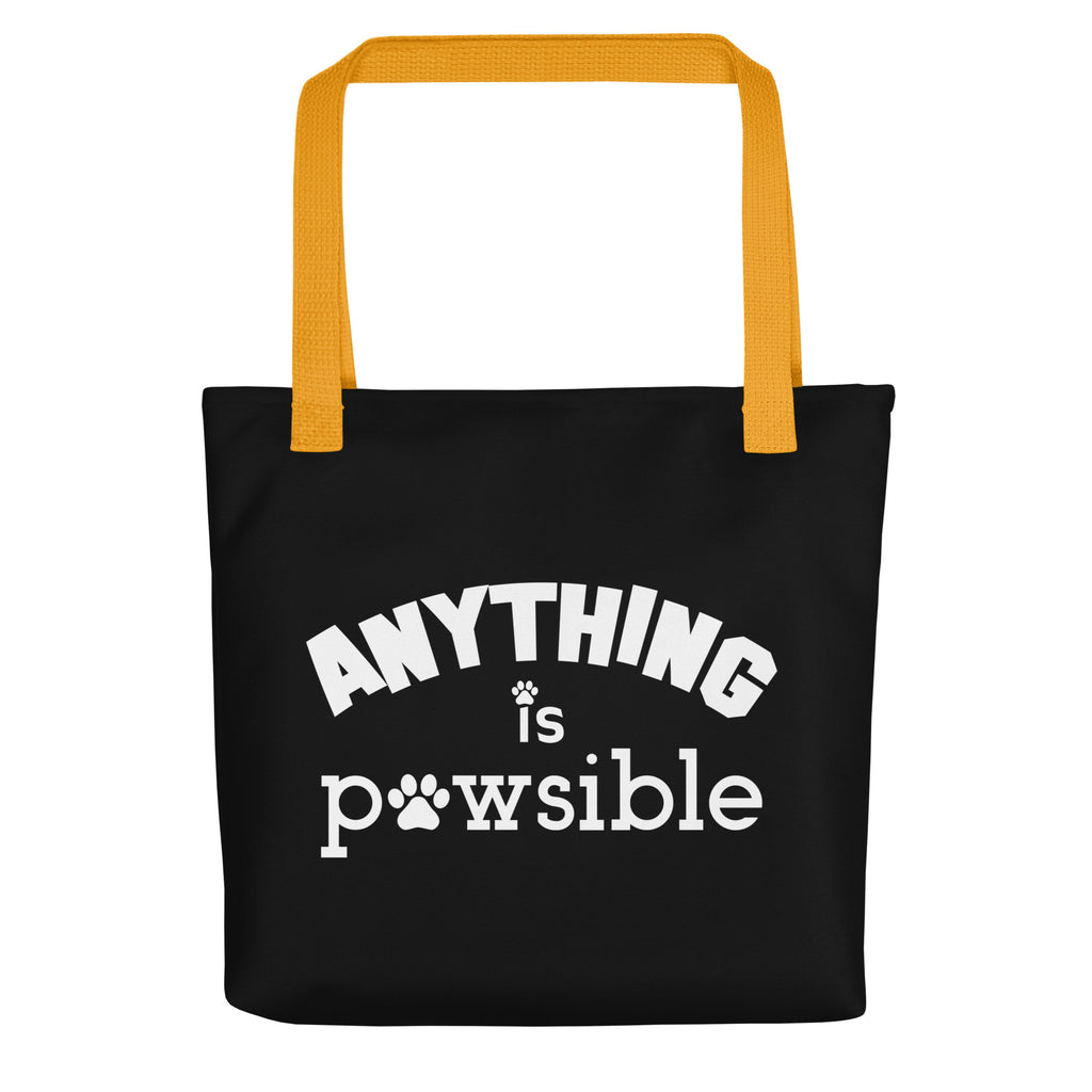 Anything Is Pawsible Tote Bag