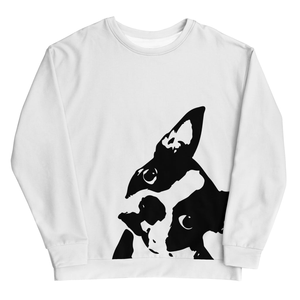 Boston Terrier Head Tilt Sweatshirt