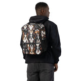 Boston Terrier Dogs Crowd Utility Backpack .
