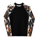 Boston Terrier Dogs Crowd Youth Rash Guard . 20