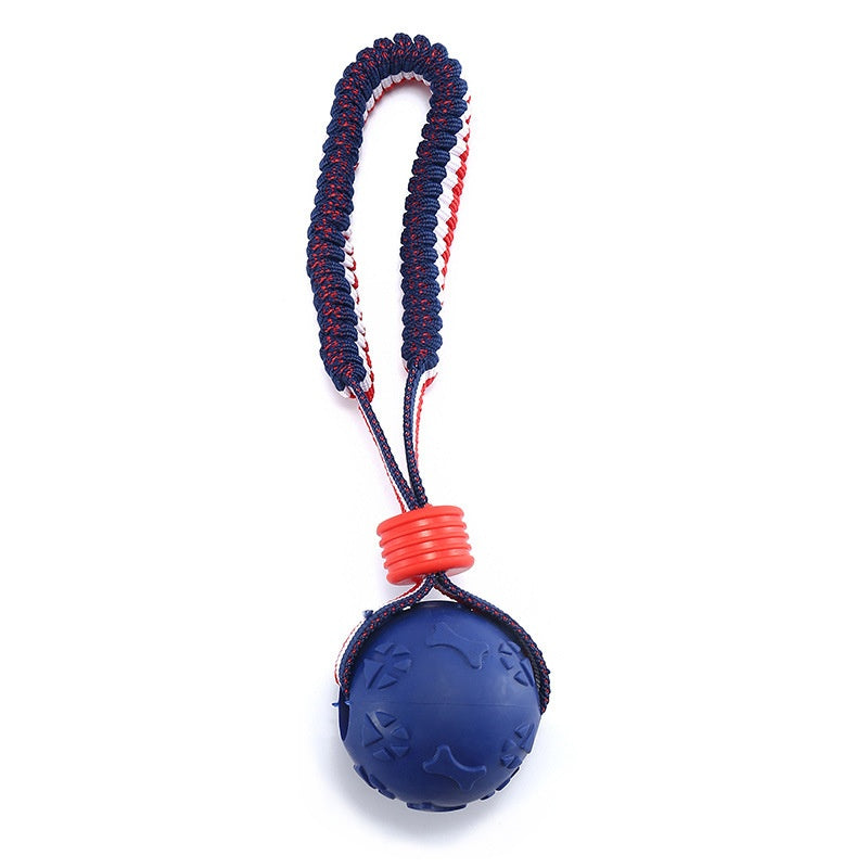 Dog Ball Toy With Elastic Rope Chewing Ball
