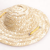 Vintage Farmer Dog Hat Straw Dog Hat