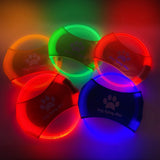 LED Luminous Dog Flying Disc For Training Interactive Toys Game