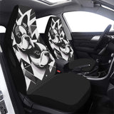 Boston Terriers Mosaic Car Seat Cover Airbag Compatible (Set of 2)