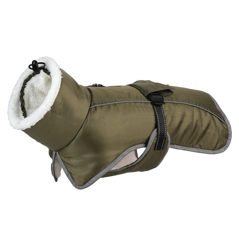 Cotton-padded Dog Coat For Winter