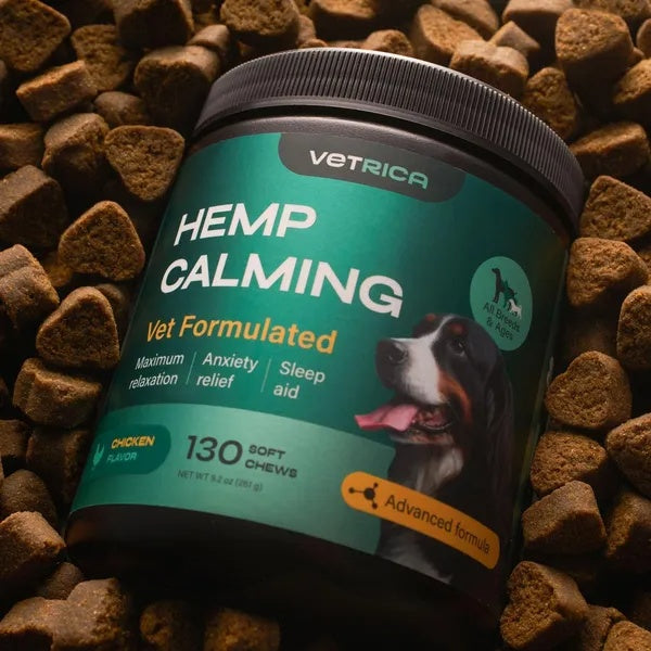 Calming Chews For Dogs Chicken Flavor All Canine Breeds Vet Visits Travel 130 Chews