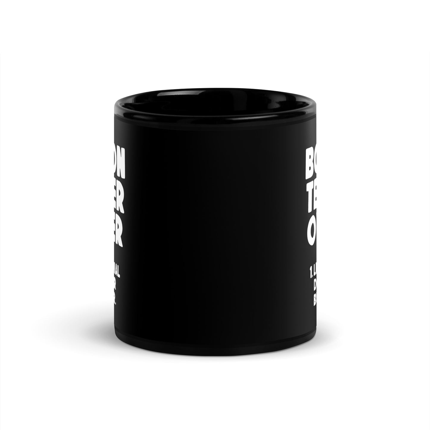 Boston Terrier Owner Like A Normal Dog Owner But Cooler Black Glossy Mug