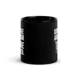 Colored Boston Terrier Dog - Don't Care About Your Pure Bred Black Glossy Mug .