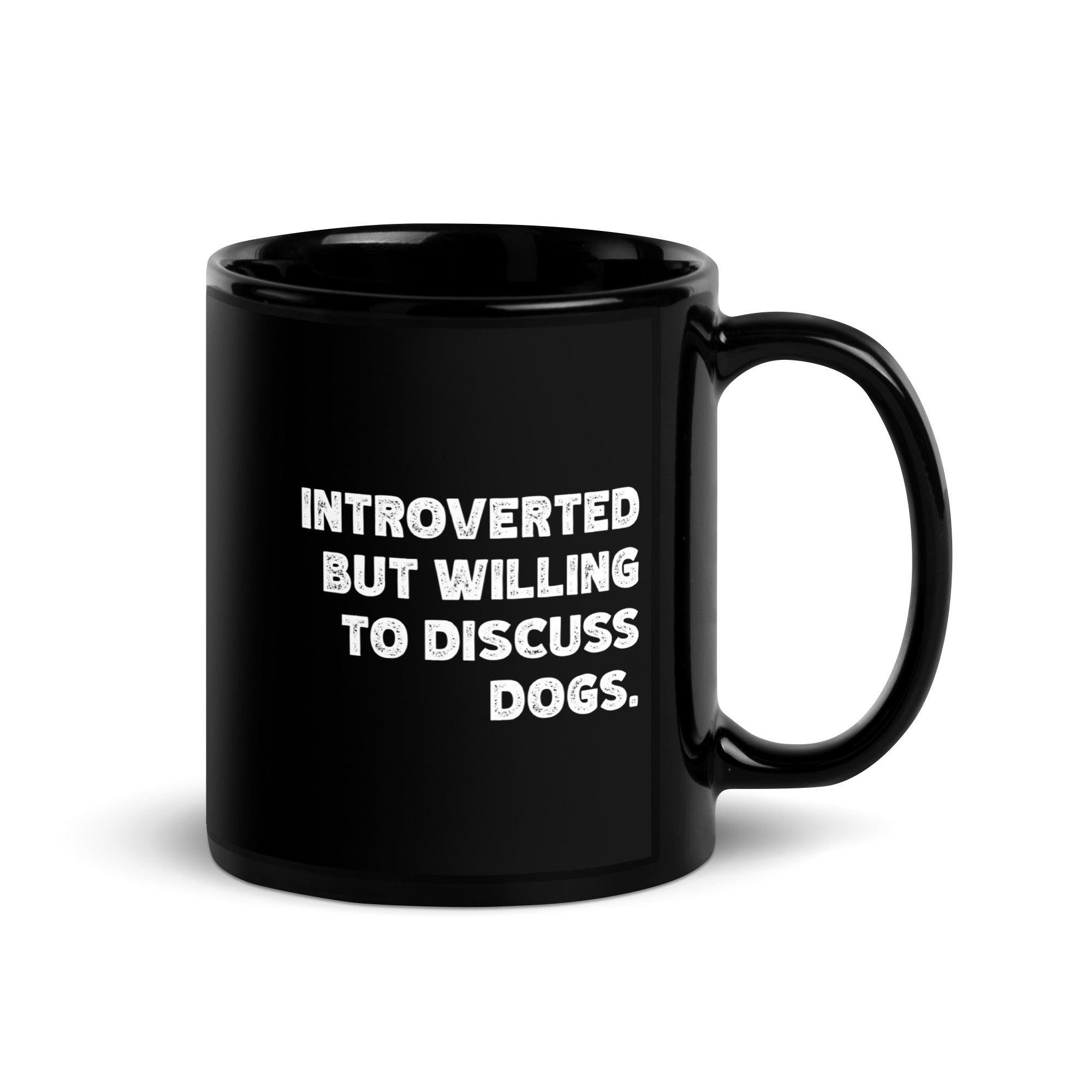 Introverted But Willing To Discuss Dogs Mug