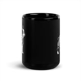Boston Terrier Mama Black Glossy Mug
