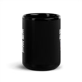 Colored Boston Terrier Dog - Don't Care About Your Pure Bred Black Glossy Mug .