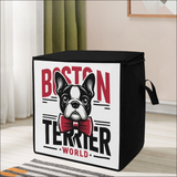 Boston Terrier World Storage Box Bag