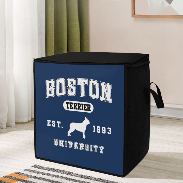 Boston Terrier University EST. 1893 Storage Box Bag