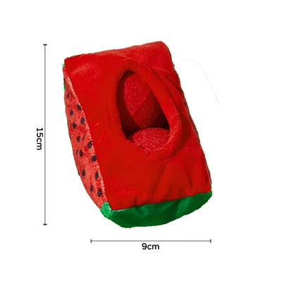 Dog Toy Dig Out Tennis Ball Loud Paper Sound Avocado Watermelon Banana