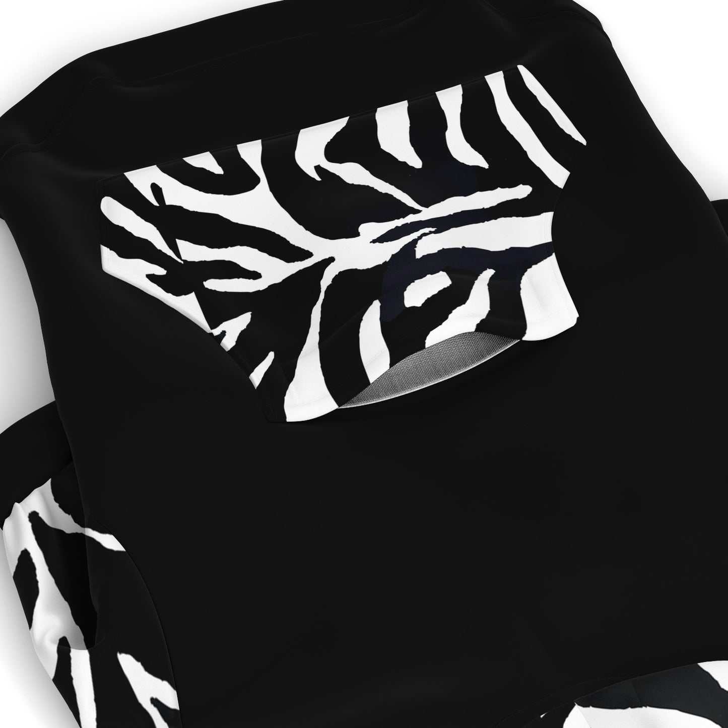 Dog Zip-Up Hoodie - Zebra