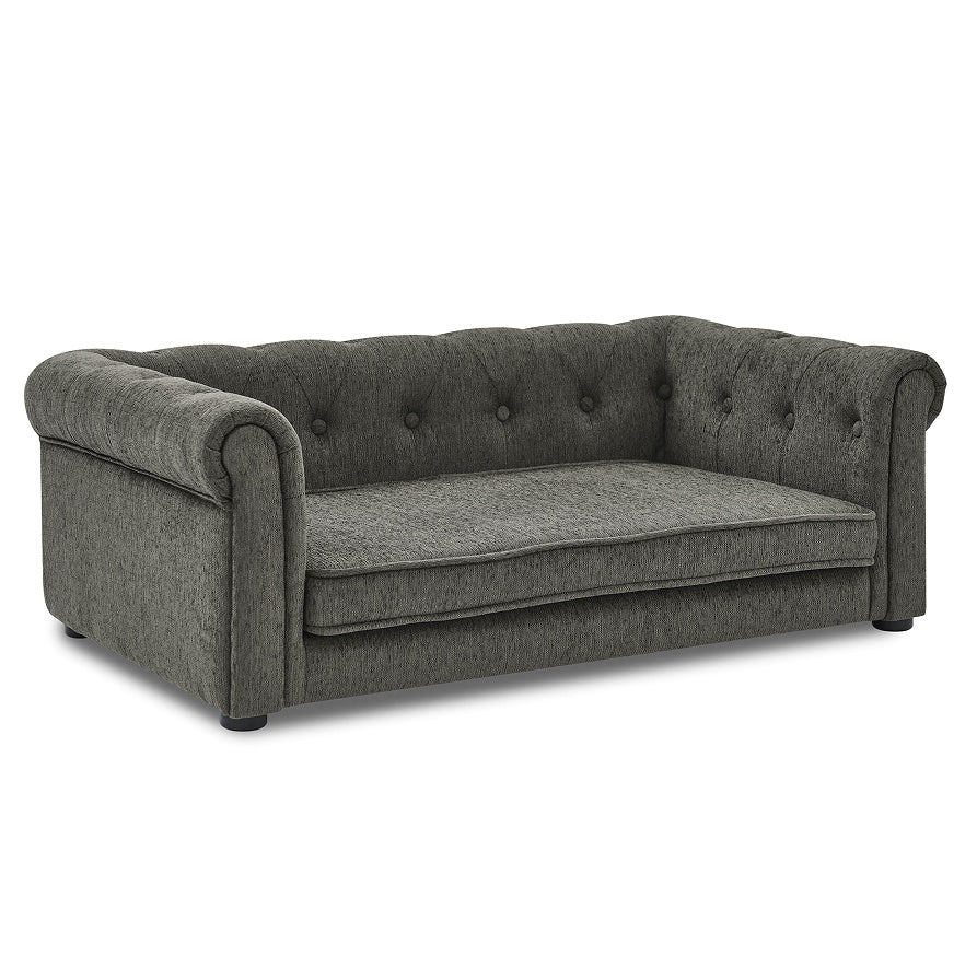 Contemporary Modern Sofa Dog Bed - Dark Grey