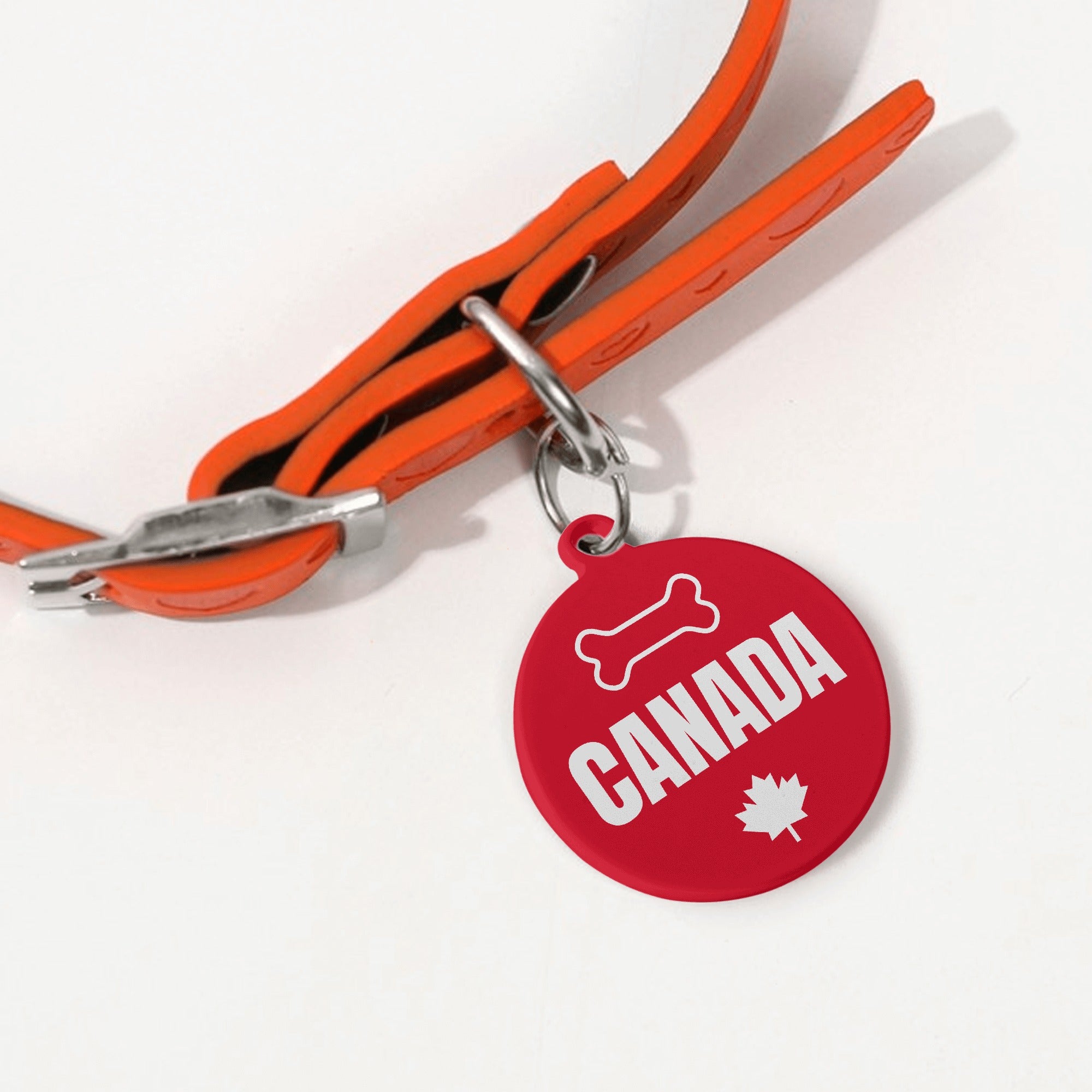 Canada Custom Laser Metal Alloy Dog ID Tag