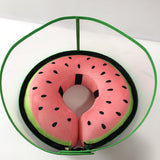 Shark & Watermelon Pet Recovery Collar for Dogs – Soft Protective Cone . Watermelon