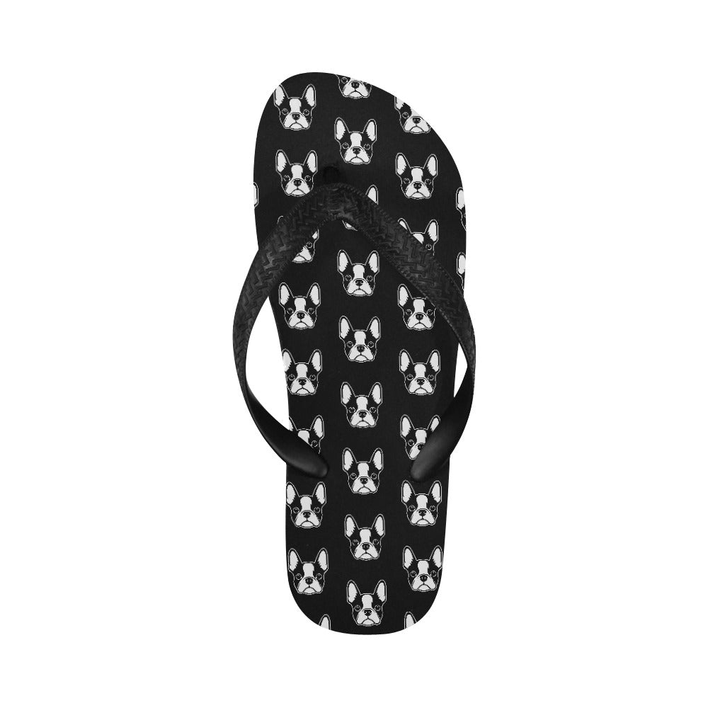 Bostie Faces Flip Flops (For both Men and Women)