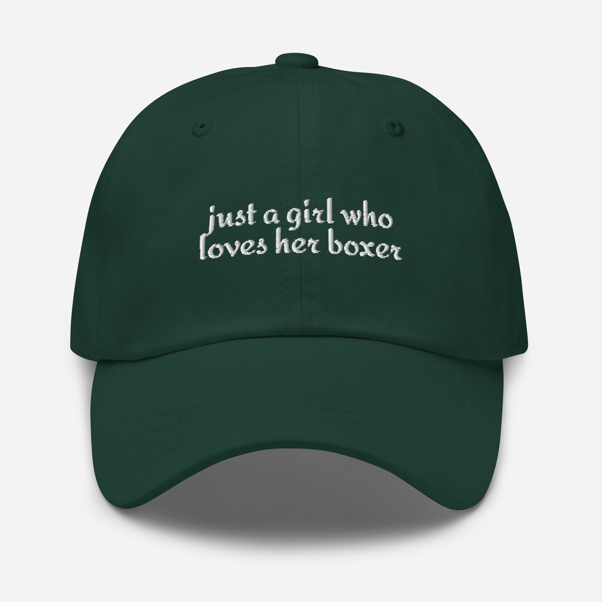 Just A Girl Who Loves Her Boxer Dad Hat . Spruce