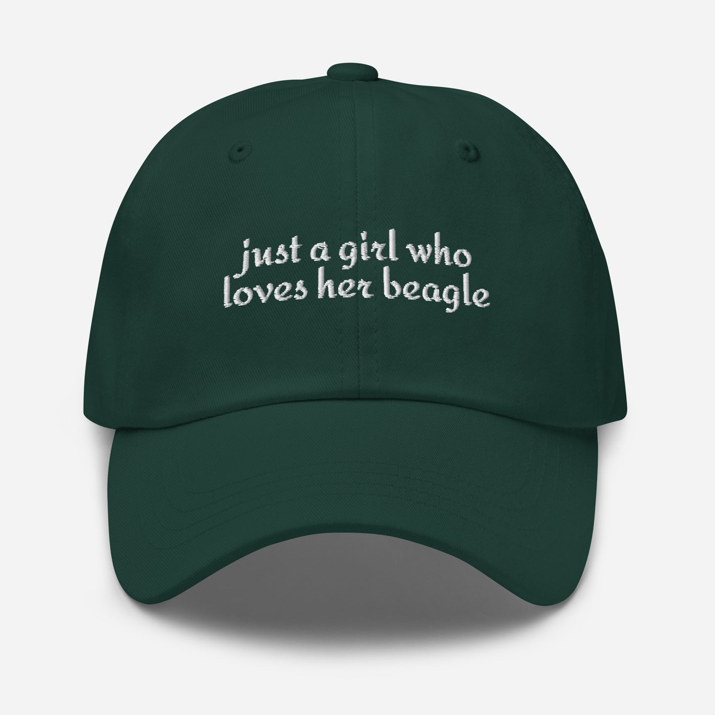 Just A Girl Who Loves Her Beagle Dad Hat . Spruce