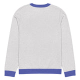 Ugly Christmas Boston Terrier Knitted Crew Neck Sweater