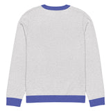 Ugly Christmas Boston Terrier Knitted Crew Neck Sweater