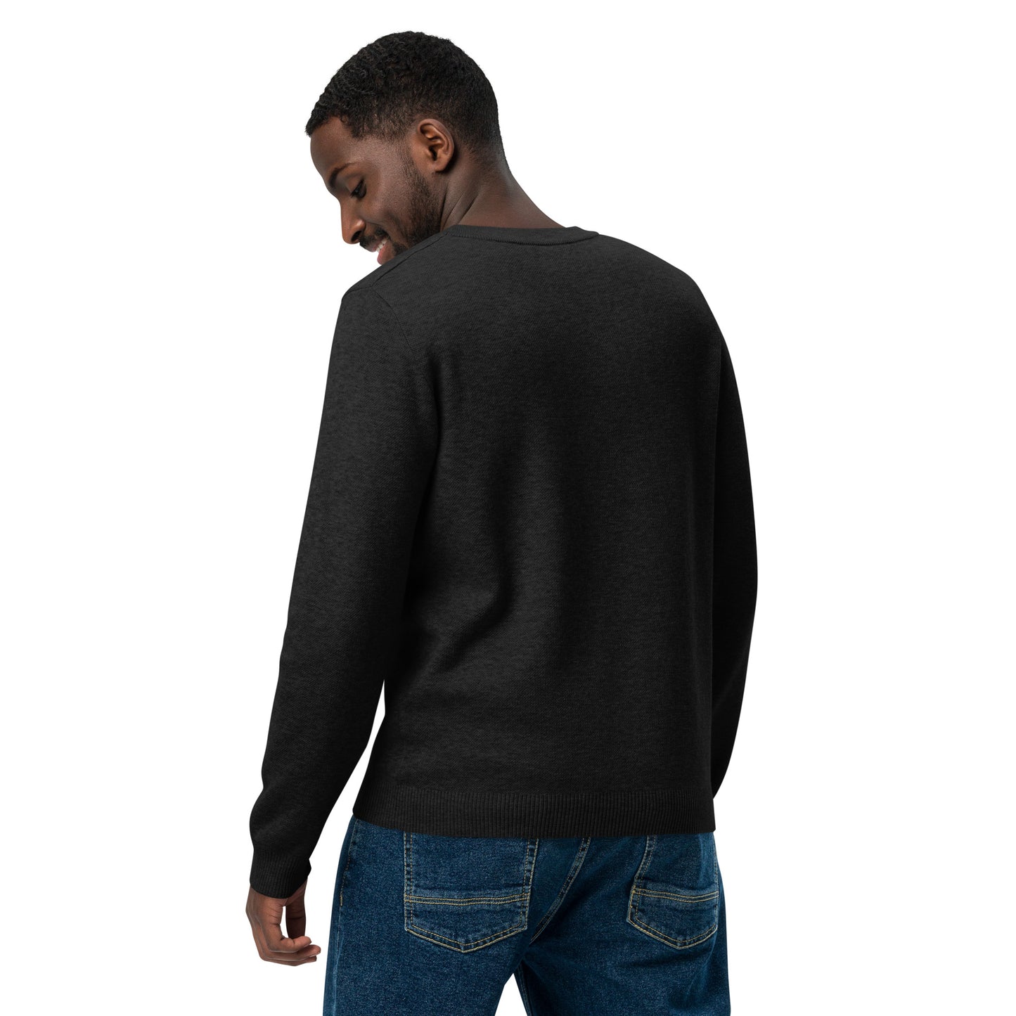 Custom Dog Sunset Vintage Retro Style Knitted crew neck sweater